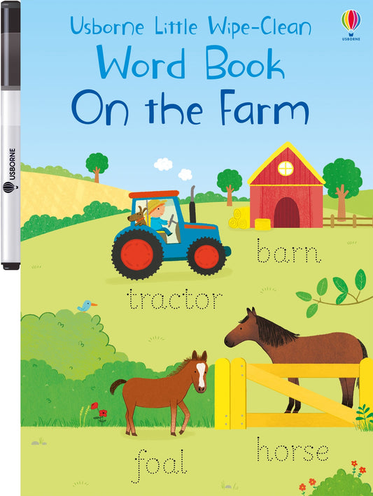 Carte de activitati reutilizabila pentru copii Usborne Wipe Clean