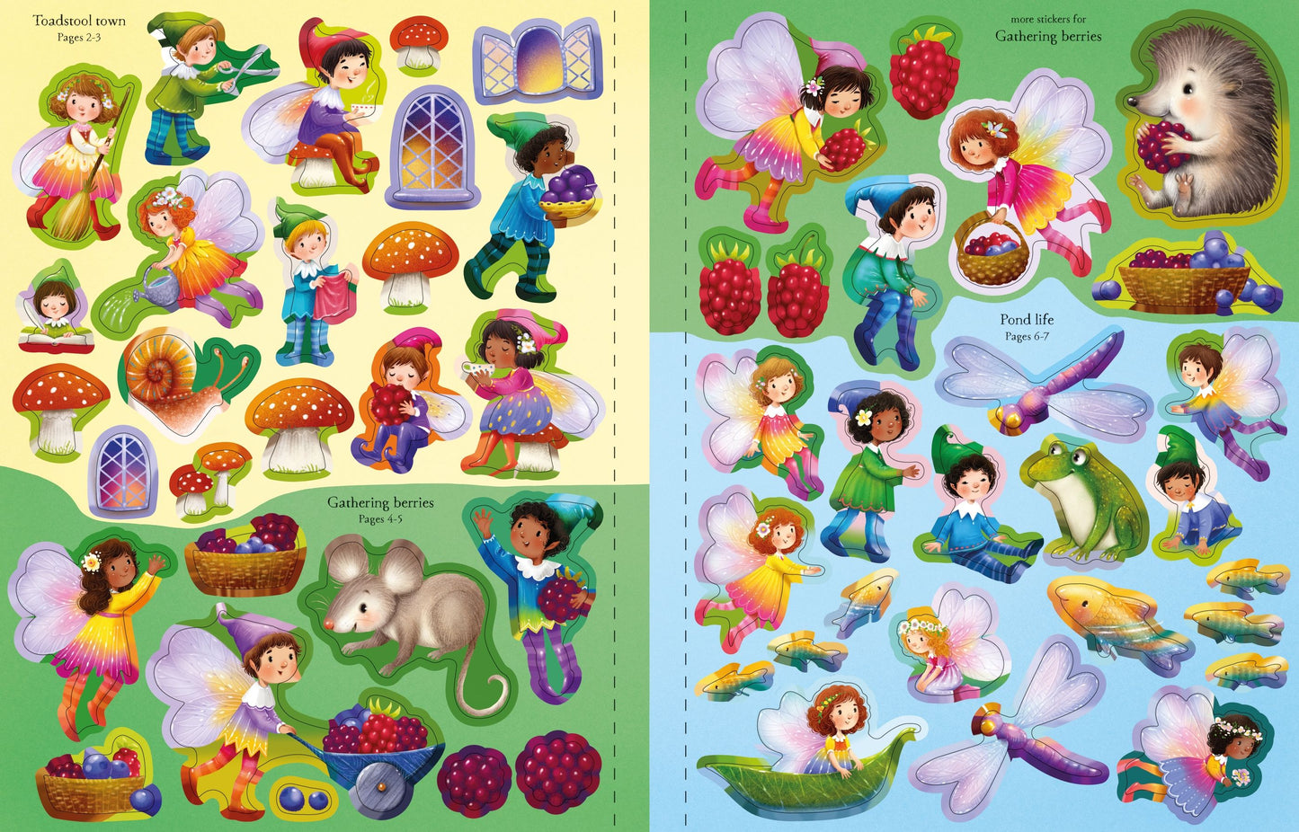 Carte Usborne pentru copii, cu stickere autocolante