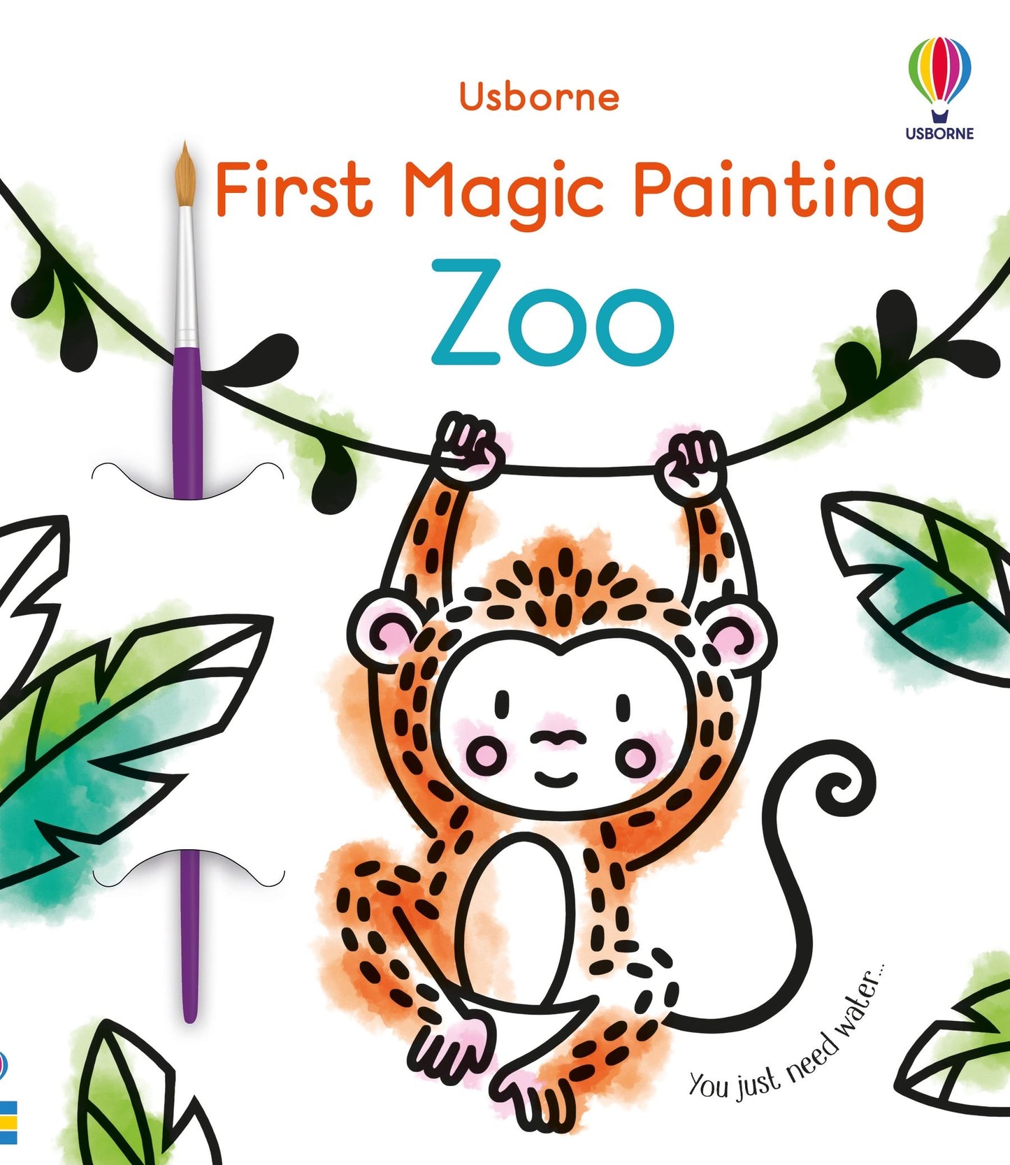 Carte de pictura cu apa pentru copii, Usborne Magic Painting