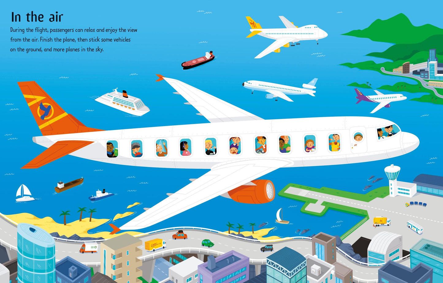Carte pentru copii cu stickere autocolante Usborne First Sticker Book
