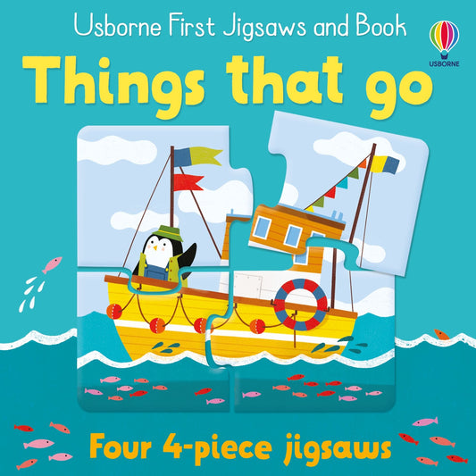 Set carte si puzzle Usborne pentru copii