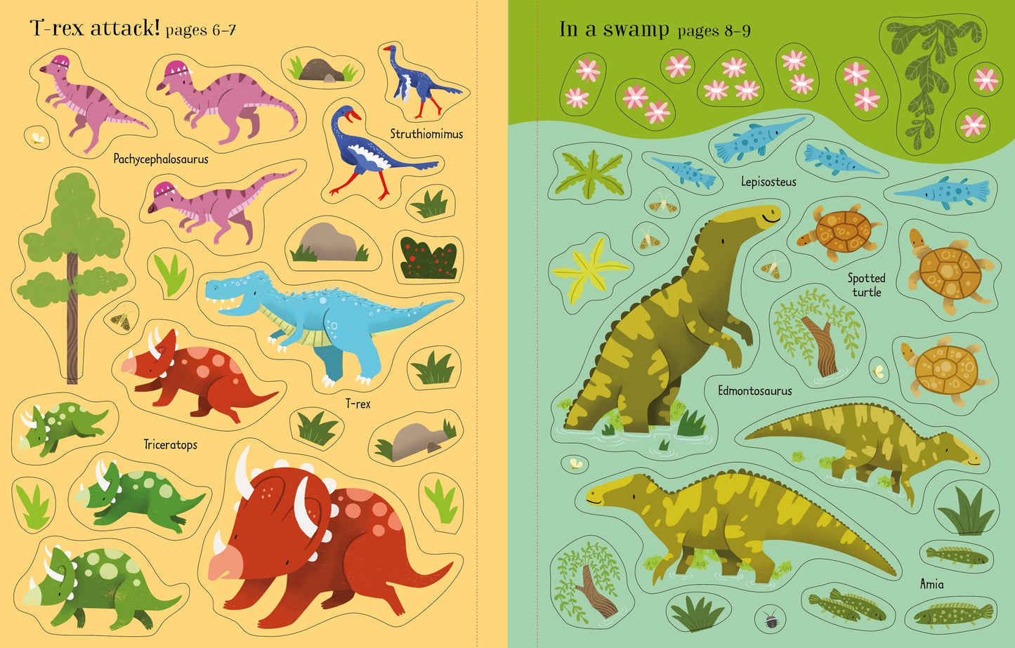 Carte Usborne pentru copii, cu stickere autocolante