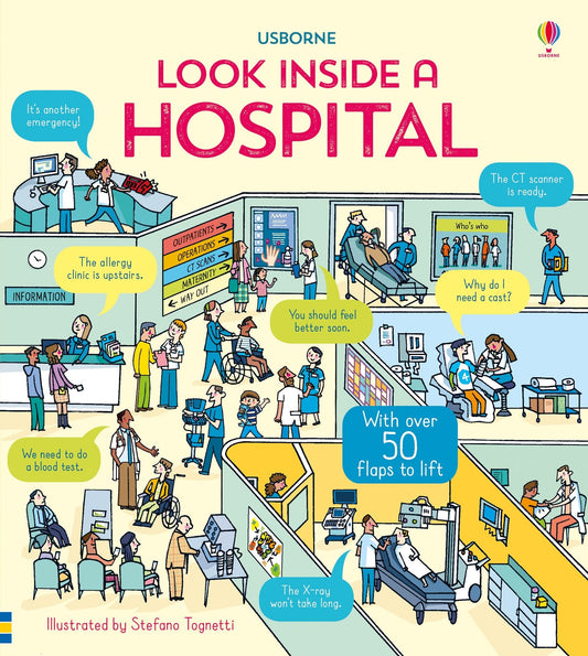 Carte educativa pentru copii, cu ferestre, Usborne Look Inside