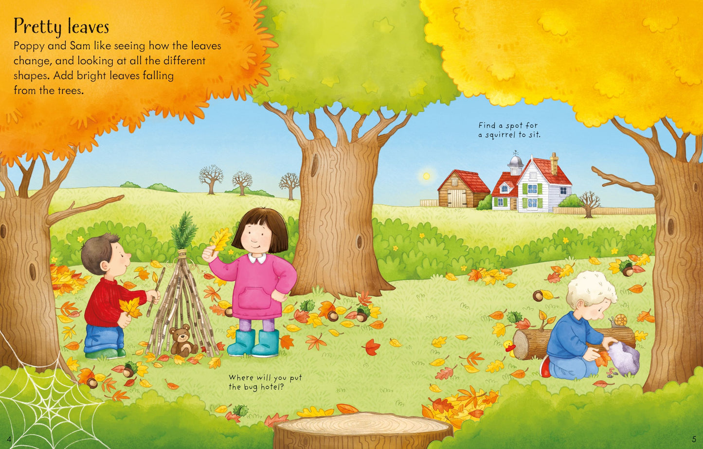 Carte cu Usborne pentru copii cu stickere autocolante