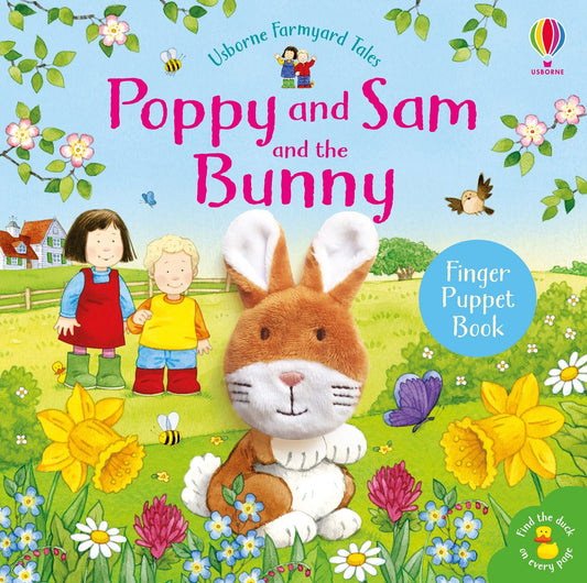 Carte Usborne pentru copii, cu povesti si mascota pentru deget
