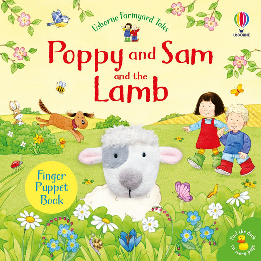 Carte Usborne pentru copii, cu povesti si mascota pentru deget