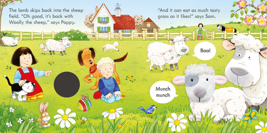 Carte Usborne pentru copii, cu povesti si mascota pentru deget