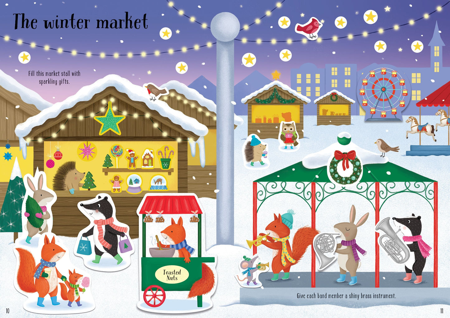 Carte Usborne pentru copii cu stickere autocolante