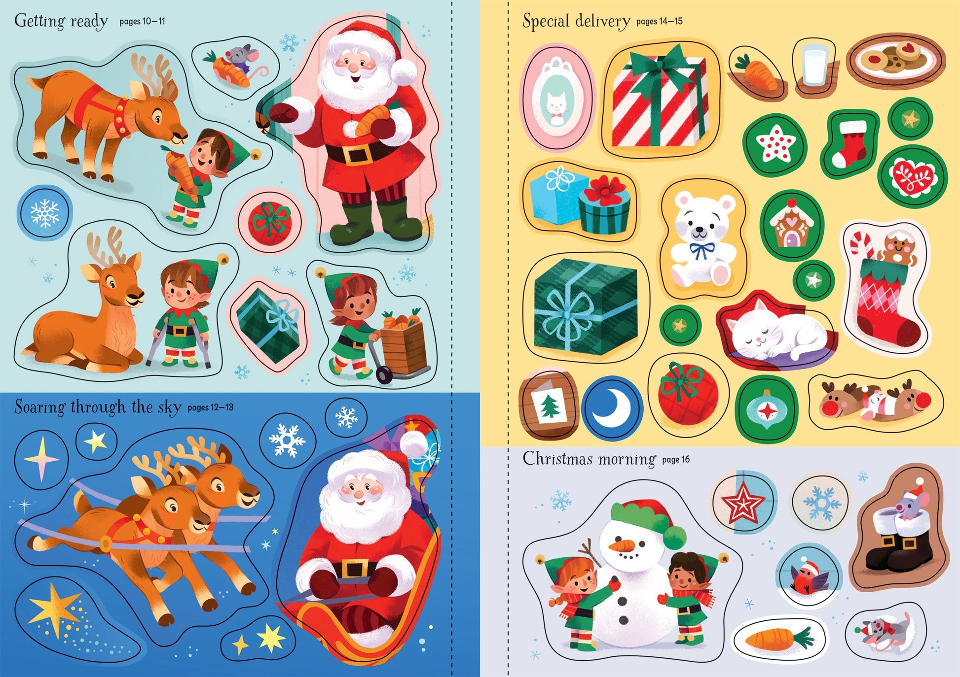 Carte Usborne pentru copii cu stickere autocolante