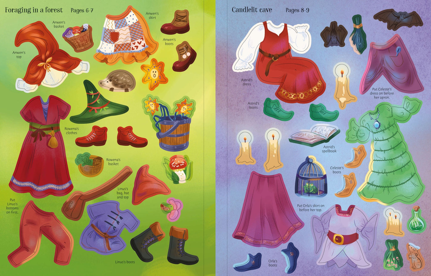 Carte Usborne pentru copii, cu stickere autocolante