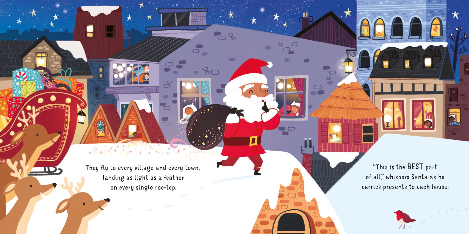 Carte Usborne cu lumini pe fiecare pagina