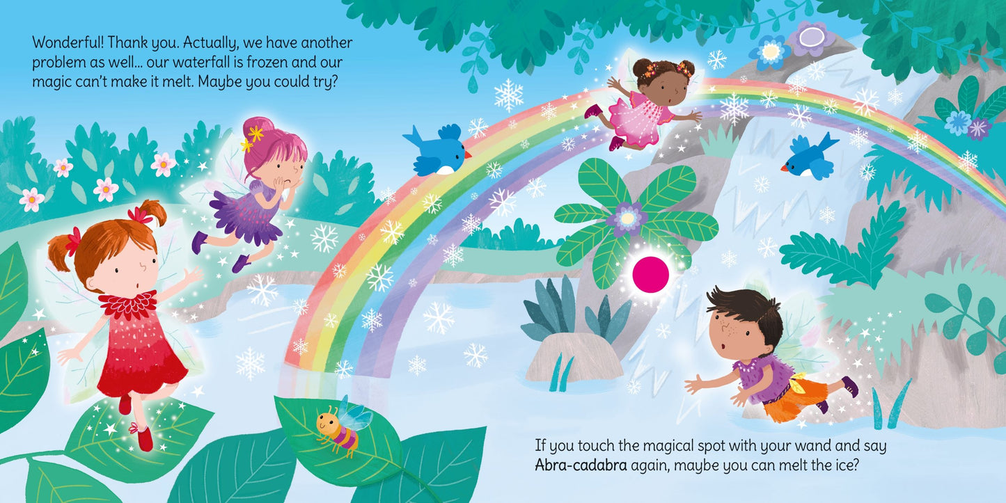 Carte pentru copii cu sunete si bagheta magica, Usborne