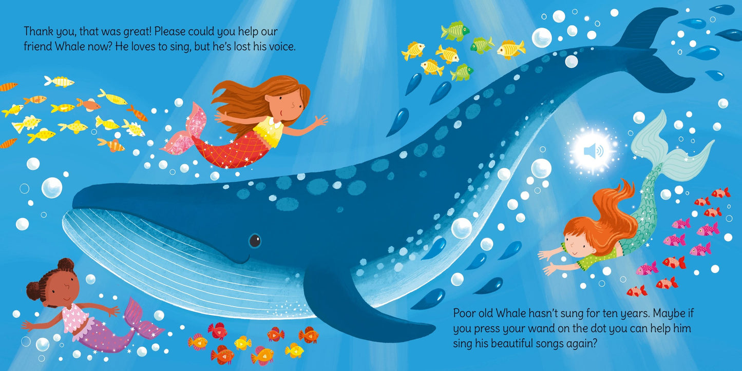Carte pentru copii cu sunete si bagheta magica, Usborne