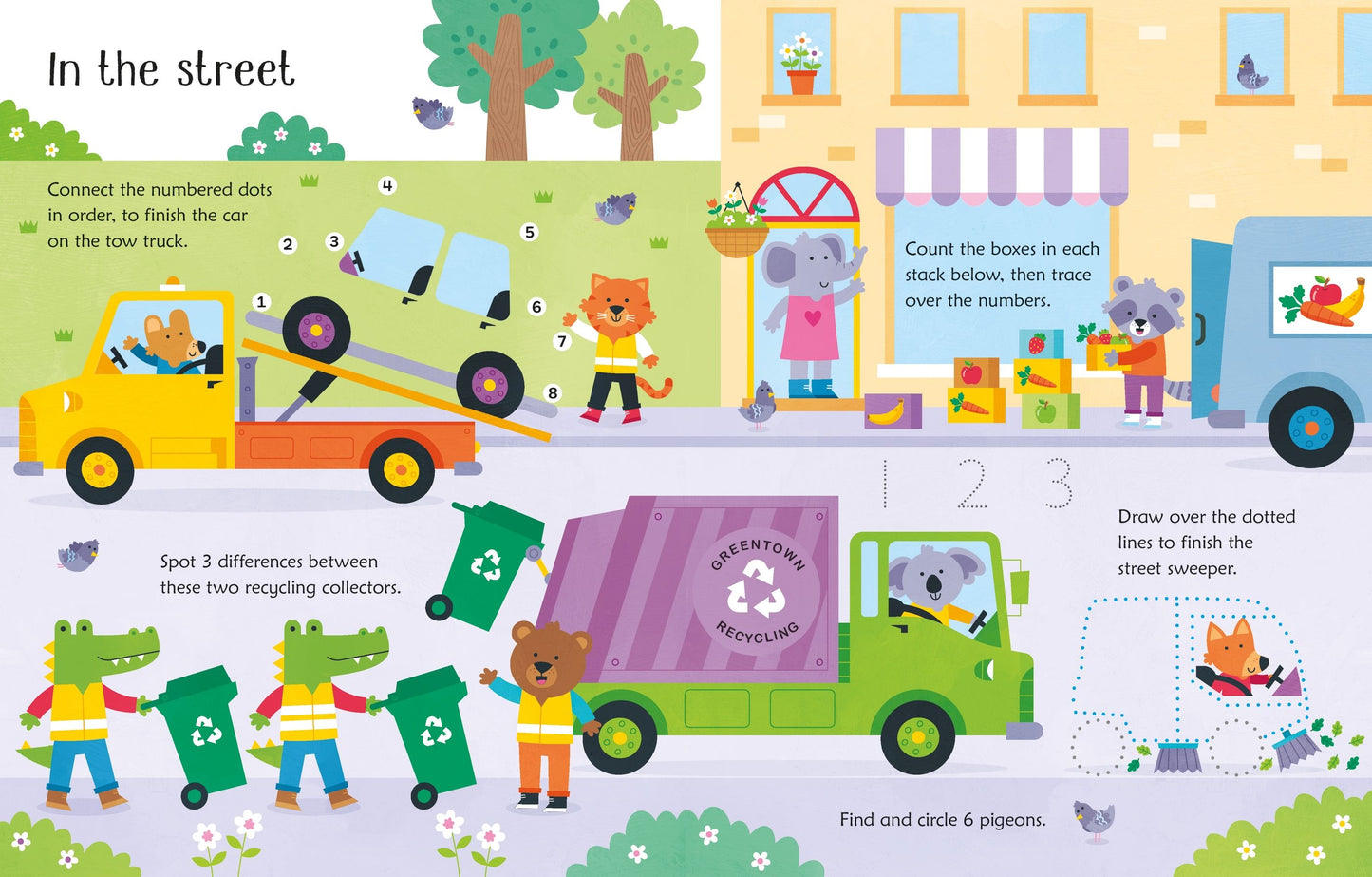 Carte Usborne reutilizabila cu marker lavabil