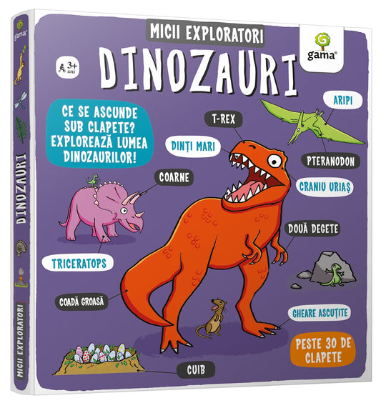 Carte educativa pentru copii, cu clapete