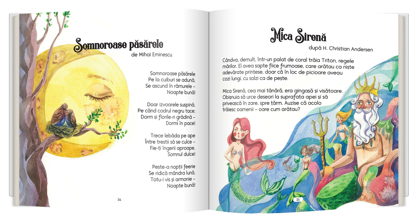 Carte cu povesti si versuri romanesti pentru copii