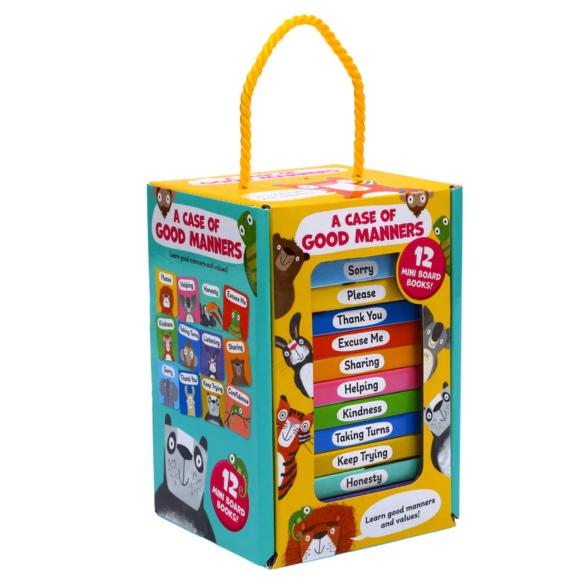 set de mini carti cu povesti pentru copii A Case of Good Manners