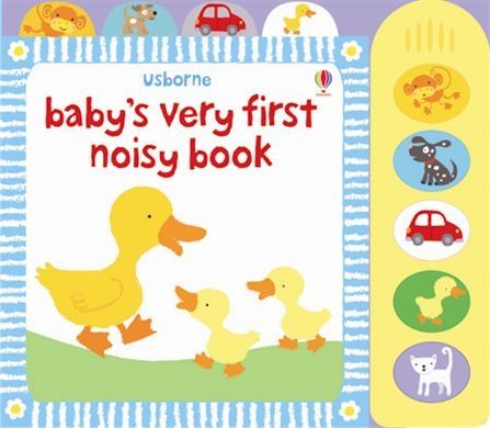 Carte cu sunete pentru copii si bebelusi, integral cartonata si ilustrata Usborne baby's very first noisy book