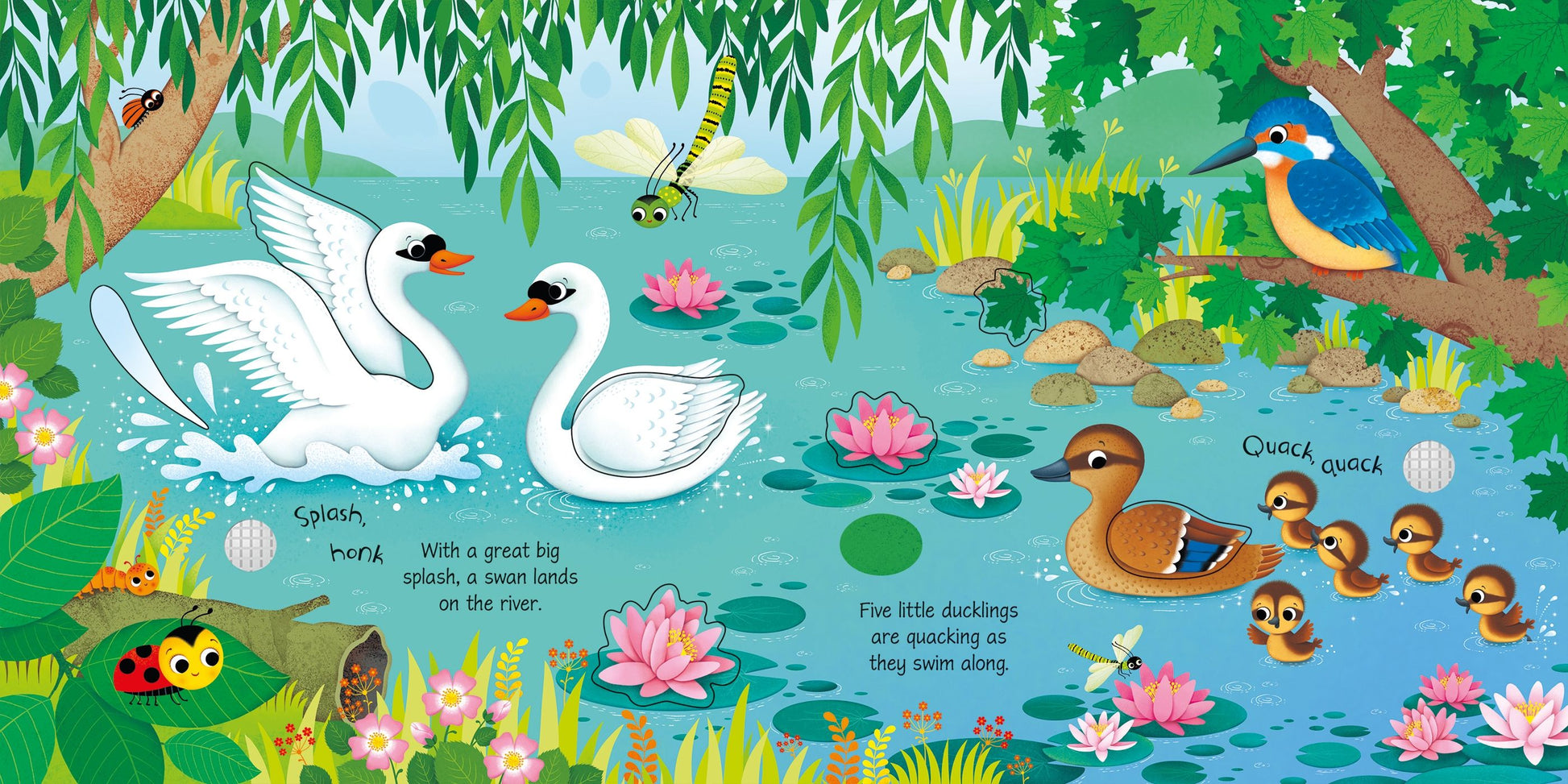 Carte Usborne pentru copii, cu sunete de pasari