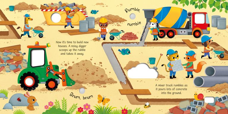 Carte Usborne educativa pentru copii, cu sunete, cartonata integral