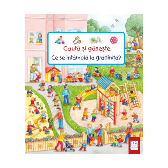 Carte de activitati pentru copii, de tipul cauta si gaseste, cartonata integral