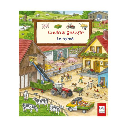 Carte de activitati Cauta si Gaseste pentru copii, cartonata integral