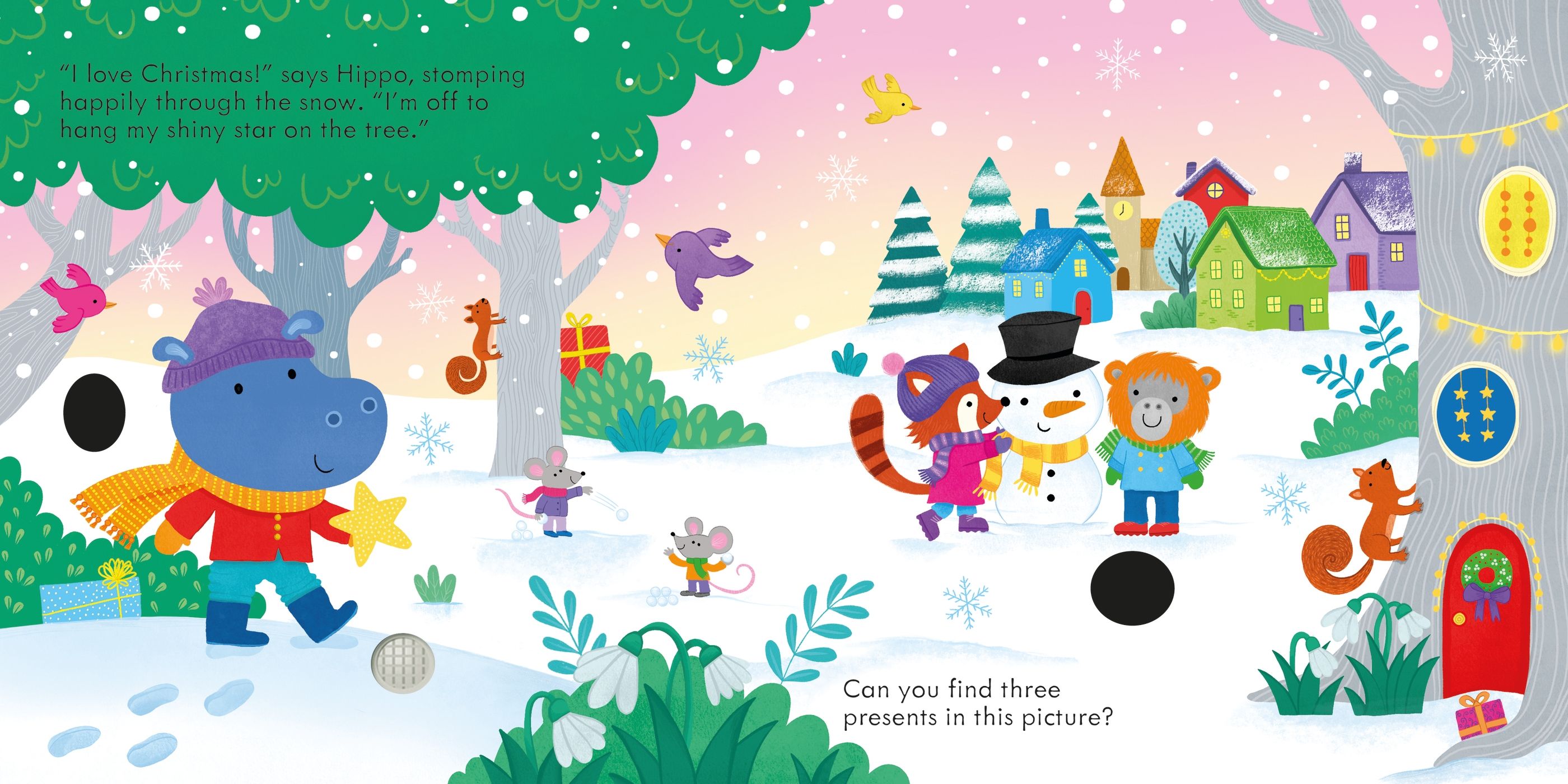 Carte Usborne pentru copii, cu sunete de Craciun