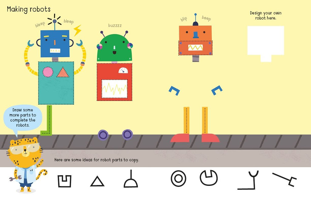Carte pentru copii reutilizabila, cu marker lavabil Usborne wipe clean