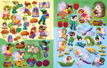 Carte Usborne pentru copii, cu stickere autocolante