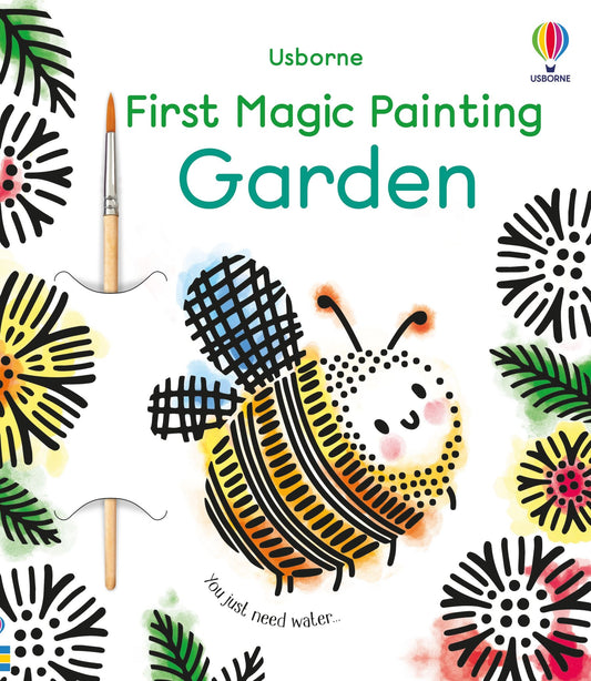 Carte de pictat doar cu apa pentru copii, Usborne Magic Painting