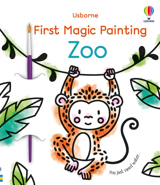 Carte de pictura cu apa pentru copii, Usborne Magic Painting