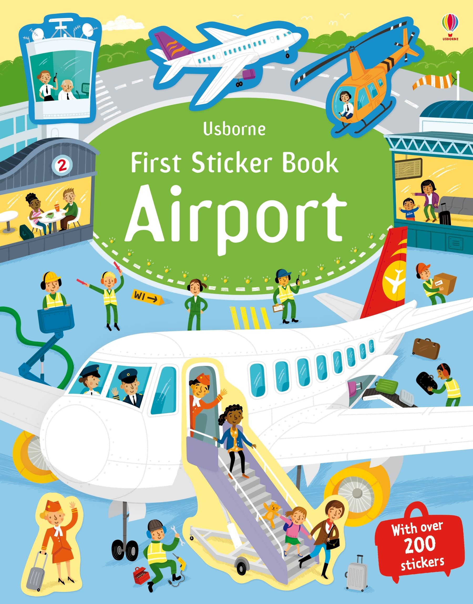 Carte pentru copii cu stickere autocolante Usborne First Sticker Book