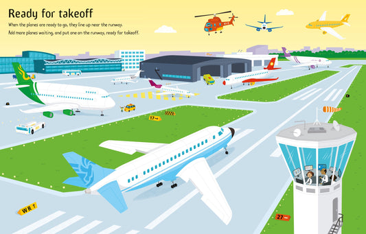 Carte pentru copii cu stickere autocolante Usborne First Sticker Book