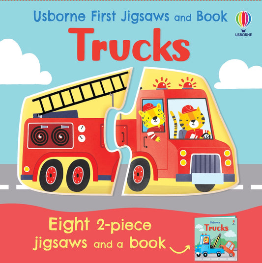 Set carte si puzzle-uri Usborne pentru copii