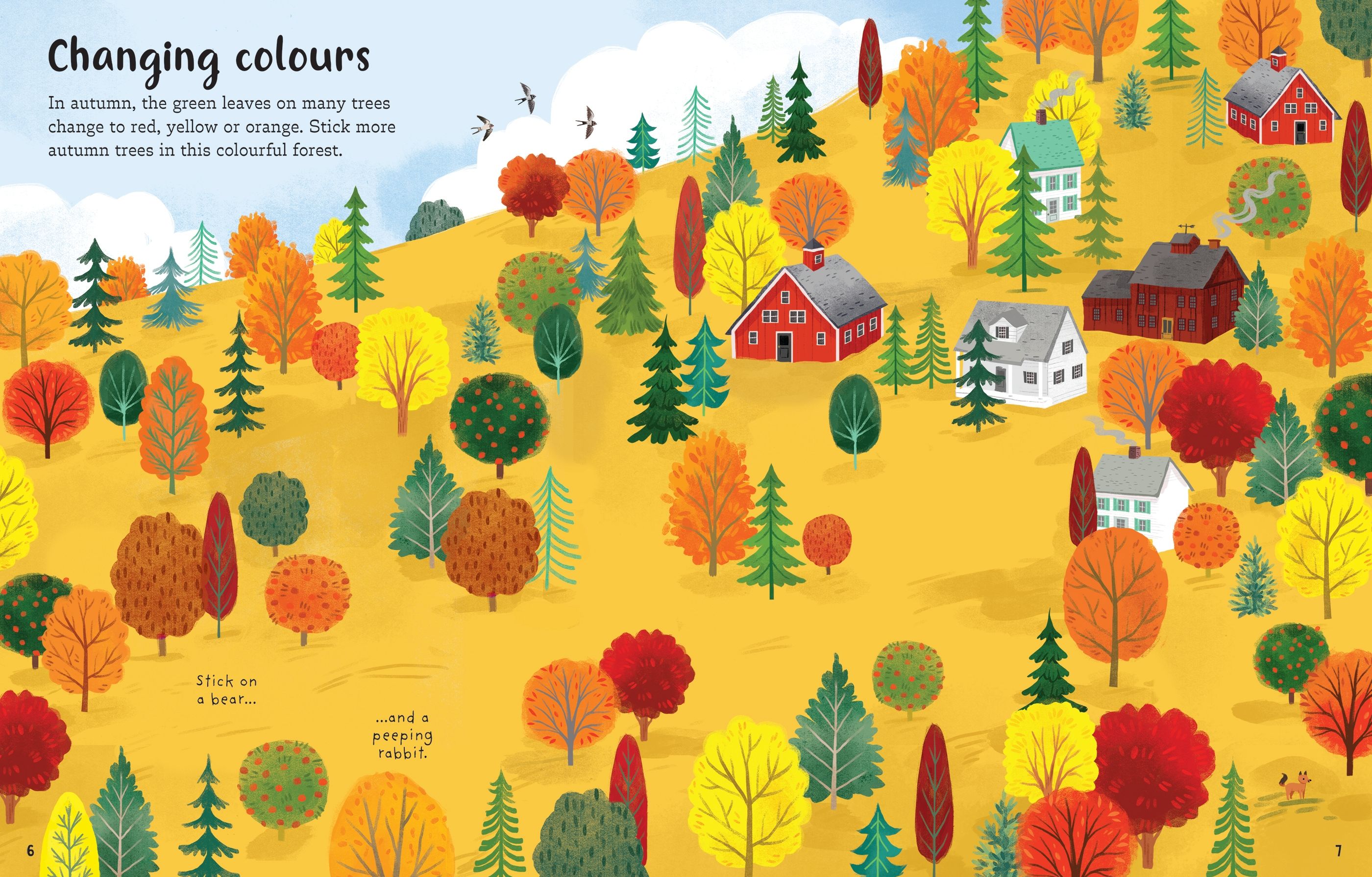 Carte Usborne pentru copii, cu stickere autocolante