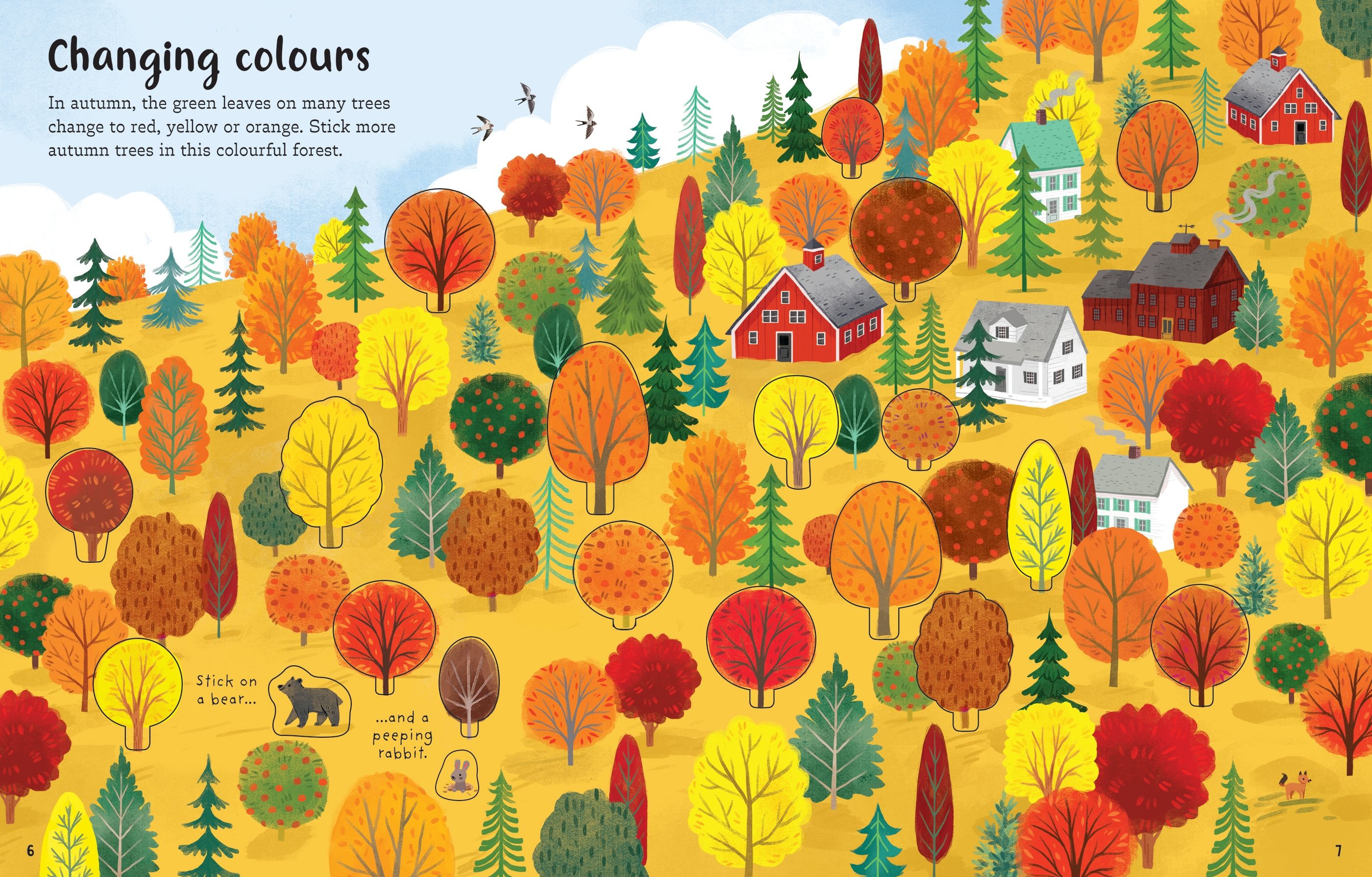 Carte Usborne pentru copii, cu stickere autocolante