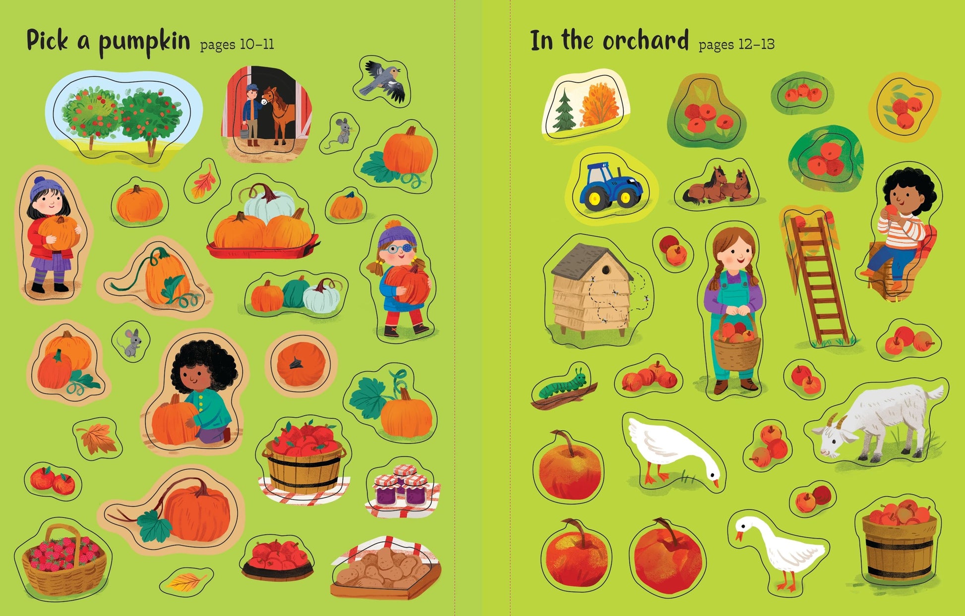 Carte Usborne pentru copii, cu stickere autocolante