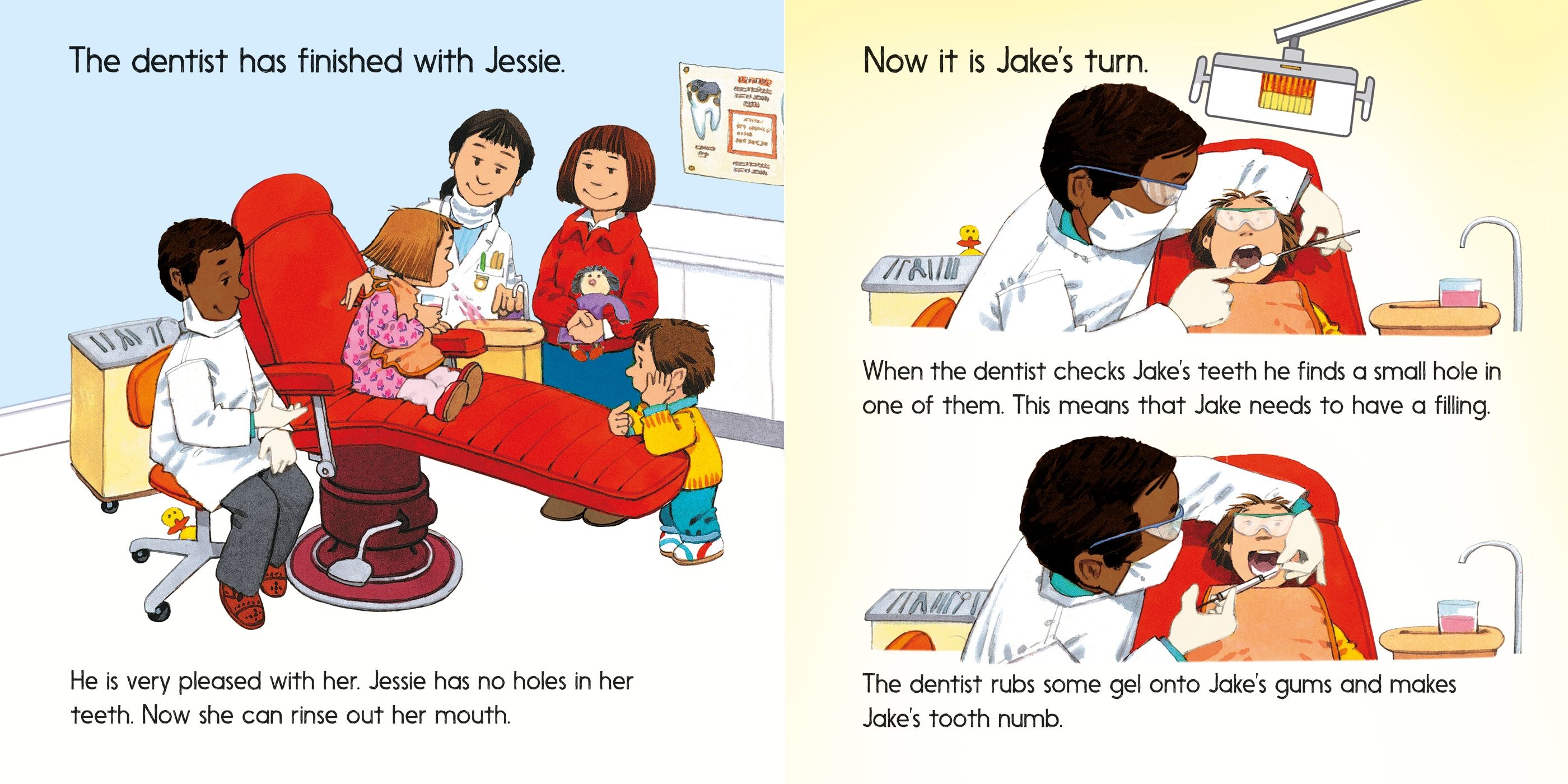 Carte Usborne cu povesti pentru copii care ii ajuta sa inteleaga ce ii asteapta cand merg la dentist