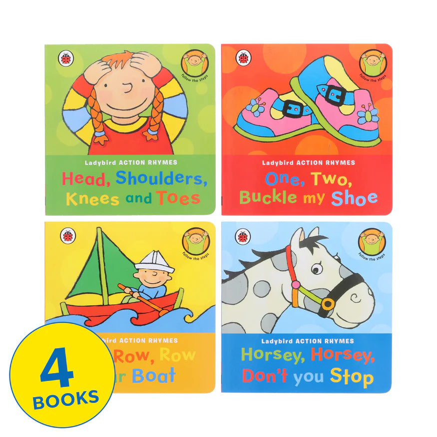 Carti pentru copii cu rime, cartonate integral, care incurajeaza dansul , joaca si coordonarea