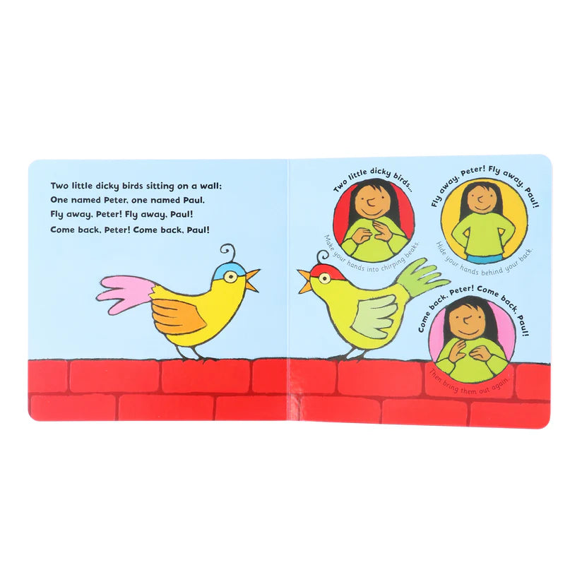 Carti pentru copii cu rime, cartonate integral, care incurajeaza dansul , joaca si coordonarea