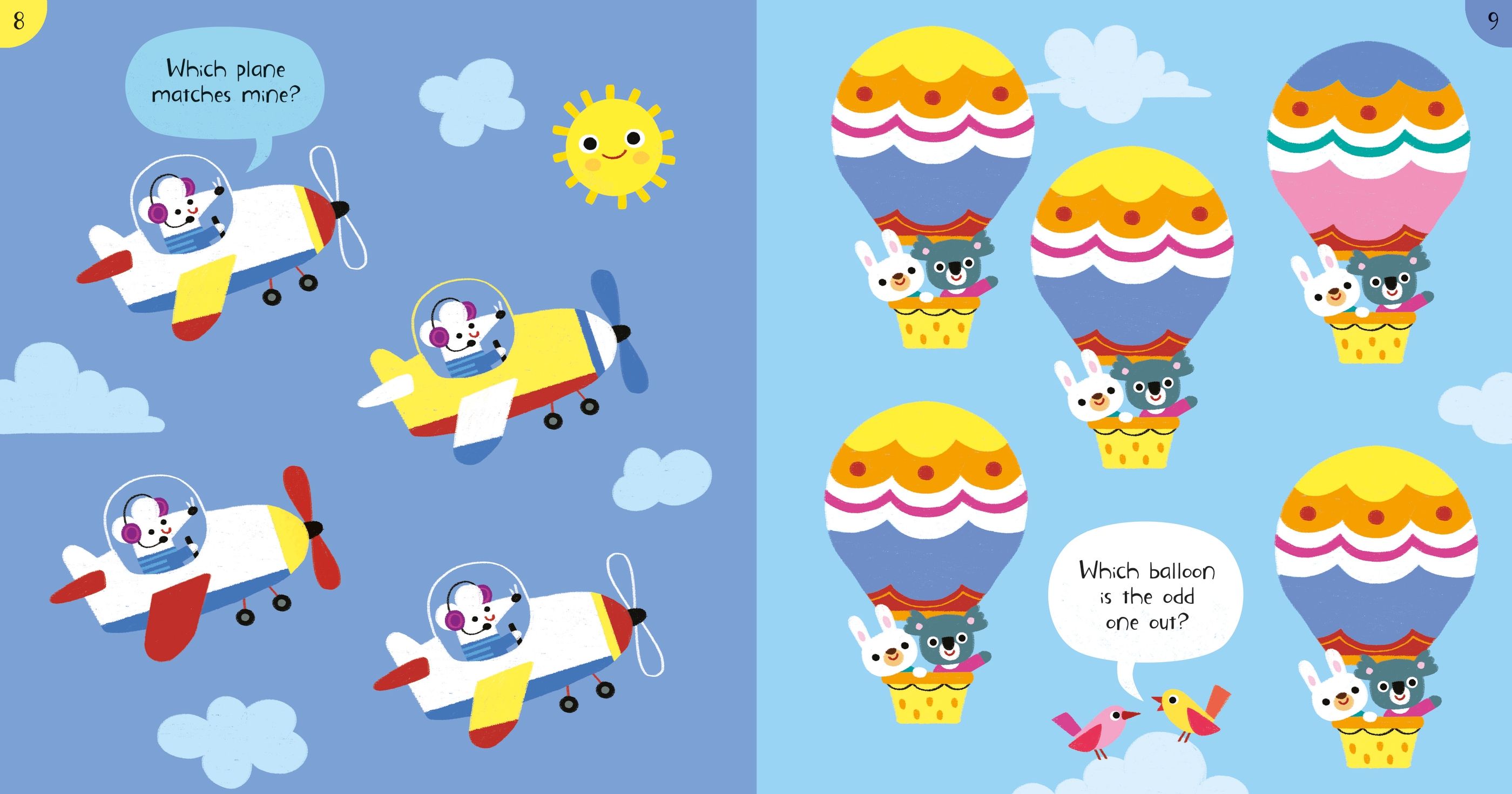 Carte pentru copii Gaseste Diferentele pentru dezvoltarea atentiei Usborne