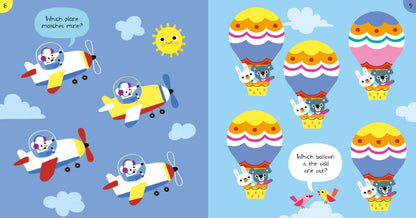 Carte pentru copii Gaseste Diferentele pentru dezvoltarea atentiei Usborne