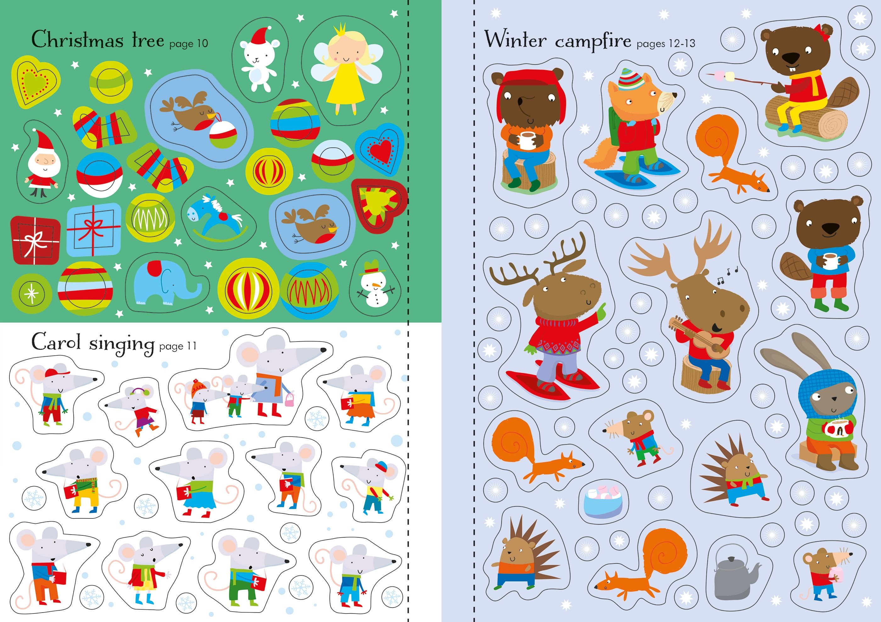 Carte Usborne cu stickere autocolante pentru copii