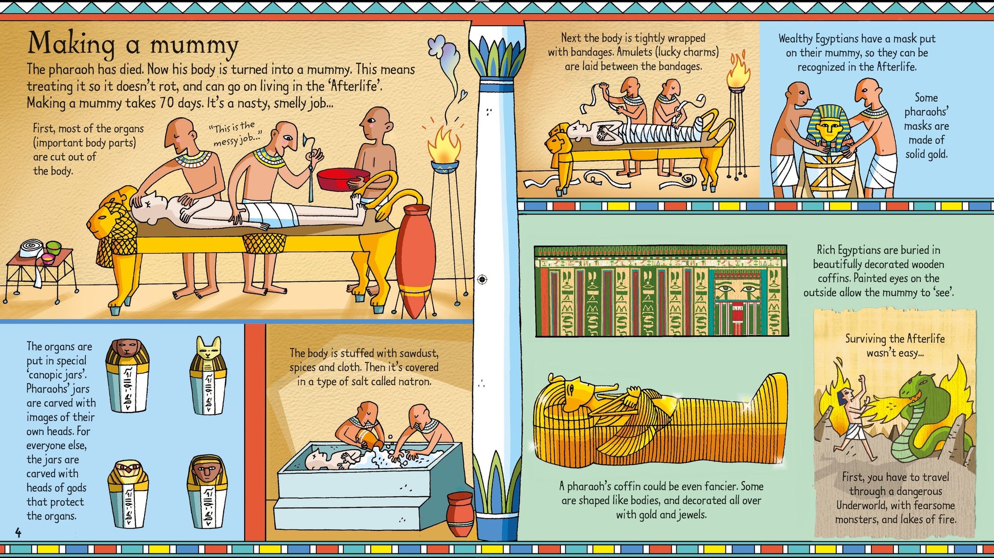 Carte educativa cu ferestre pentru copii, Usborne Look Inside