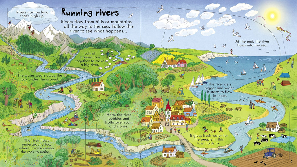 Carte educativa pentru copii, cartonata integral, cu clapete si ilustratii, Usborne Look Inside