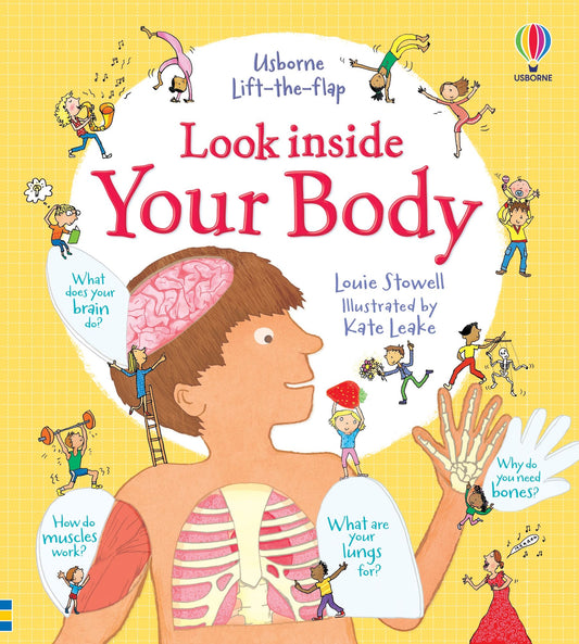 Carte educativa cu ferestre pentru copii, Usborne Look Inside