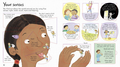Carte educativa cu ferestre pentru copii, Usborne Look Inside
