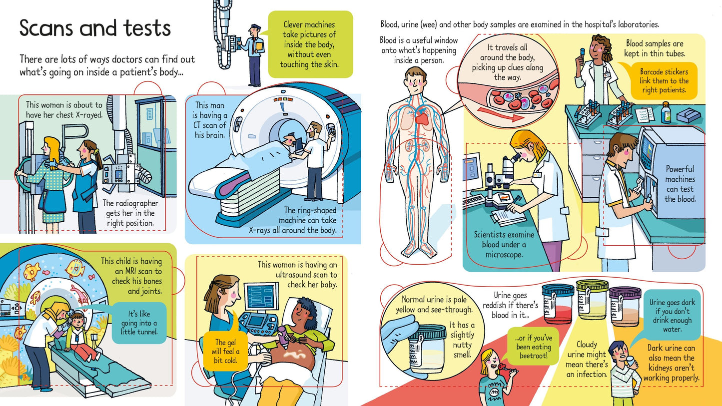 Carte educativa pentru copii, cu ferestre, Usborne Look Inside