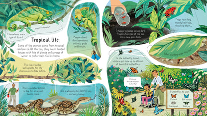 Carte educativa pentru copii, cartonata integral, ilustrata, Usborne Look Inside