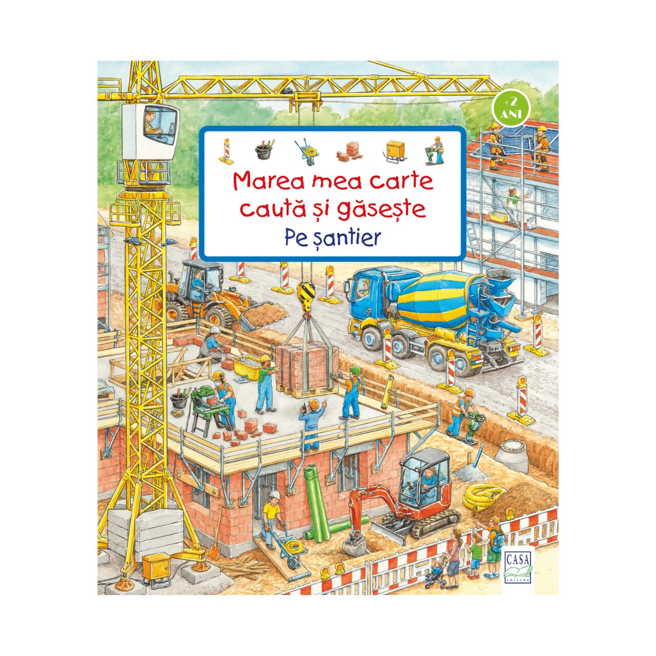 Carte de activitati cauta si gaseste pentru copii, cartonata, ilustrata, in limba romana